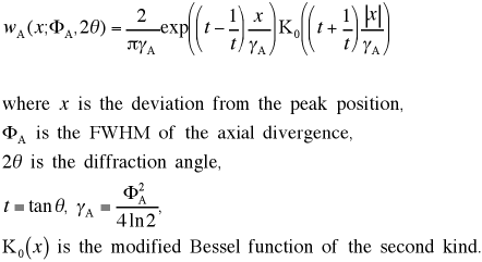 equation for axial divergence 2
