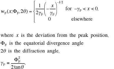 equation for flat specimen