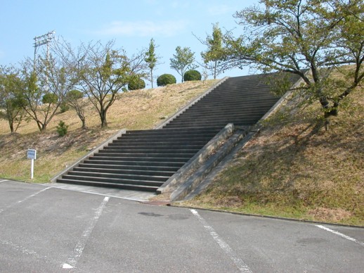 stairway to field